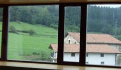 Residencia ancianVistas del pueblo de Betelu desde el interior de la  residencia