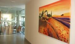 Residencia ancianos madrid Amma Coslada. Pasillo central