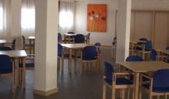 Residencia ancianos castilla la mancha Amma Hellín. Comedor