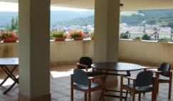 Residencia ancianos navarra Amma Ibañeta. Terraza del primer piso