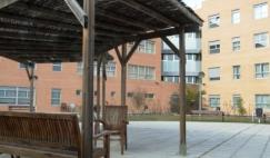 Residencia ancianos navarra Amma Mutilva. Patio interior