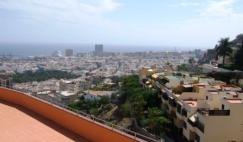 Residencia ancianos canarias Amma Santa Cruz. Vista de la ciudad y el mar desde la terraza superior de la residencia Residencia ancianos canarias Amma Santa Cruz. Vista de la ciudad y el mar desde