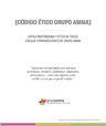 Portada del código ético del Grupo Amma